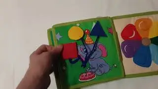 Книжка для малышей от 7 месяцев до 2 лет.