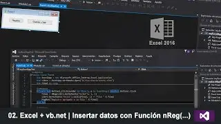 02. Excel + vb.net | Insertar datos con Función nReg(...)