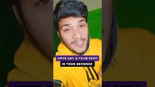 how to open any GitHub repository in Chrome - 