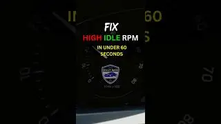 High Idle RPM - How to Fix? Watch This and Save Time and Money! 
