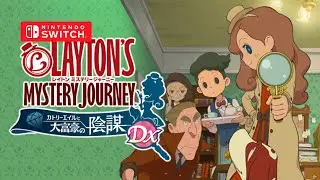 Layton's Mystery Journey: Katrielle to Daifugou no Inbou DX Gameplay Nintendo Switch