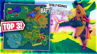 Best Spots To Land In Totally Accurate Battlegrounds for noobs (TABG tutorial)