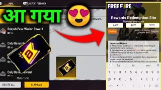 BOOYAH PASS REDEEM CODE 😍