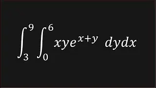 Double Integrals Example 1