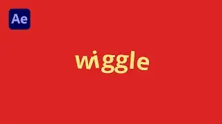 Wiggle Text Animation - After Effects Tutorial 2022 - Wiggly Text Effect