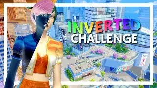 INVERT COLORS CAS CHALLENGE // The Sims 4 CAS