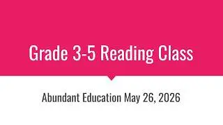 Abundant Education Grade 3-5 Reading 20260526 Memorial Day, Facts vs. Opinions & Reading Practice!