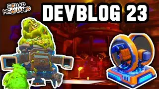 Trashbot Fight, Turret Seat & More! (Scrap Mechanic Devblog 23 Update)