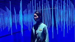 韓國現代汽車藝術展覽館 耗資百億的打造 Hyundai Motorstudio Light and shadow display #korea #seoul #hyundai #Goyang