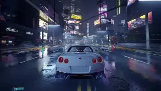 Cyberpunk 2077 2.1 But IRL Nissan GTR R35 With Next Gen 4K HD Truepunk Graphics DLSS 3.5 Gameplay
