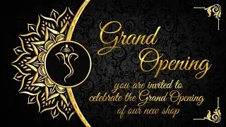 Grand Opening Invitation Video | Shop Opening Invitation English |  Royal Invitation  Shree Graphics
