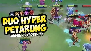 DOUBLE HYPER PETINJU - Masha + Dyrroth B3 petarung - Magic Chess: GOGO