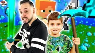 ПАПА РОБ И ЭРИК В МАЙНКРАФТ - ВСЕ ИГРЫ В MINECRAFT