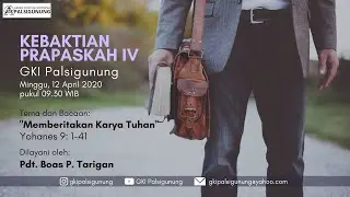 KEBAKTIAN PRAPASKAH IV Minggu, 22 Maret 2020 - 