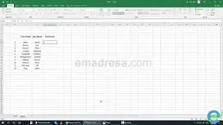 Excel 2013 Urdu Tutorial | Concatenate Function in Excel 2013 Formula No 8
