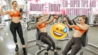 Weekly Workout Schedule For Women | Monday-Friday #fullweekofworkouts