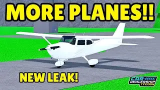 🔥MORE PLANES ARE COMING to Car Dealership Tycoon?! 