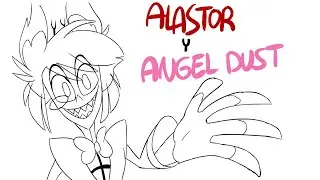 Alastor & Angel Dust - Hazbin Hotel animation