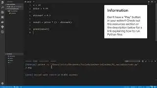 #3 variables in python (complete python flask bootcamp)