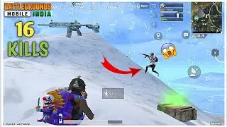 FULL RUSH GAMEPLAY🔥 - 16 kills Solo vs Squad🥵- Pubg mobile lite - Vishwa 8x