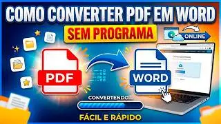 Como converter PDF em WORD sem Programa