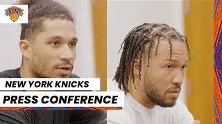 Jalen Brunson and Josh Hart | NY Knicks Media Availability (April 28, 2023)