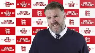 Gareth Southgate and Harry Kane react to Switzerland win