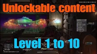 FFXIV: unlockable content from 1 to level 10
