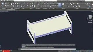 Autocad 3D Modeling Design Sofa