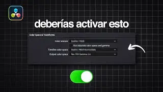 How to set up color management in Davinci Resolve