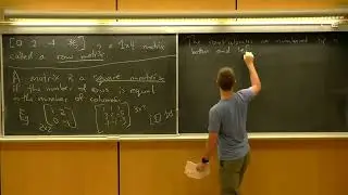Arithmetic Operations on Matrices. UVic Math 151