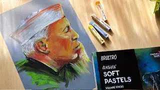 Children's Day Drawing I Jawaharlal Nehru Soft Pastel Drawing