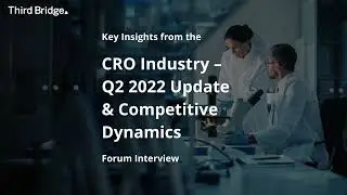 Contract Research Organisation Key Insights: Growing demand applies pressure for new solutions