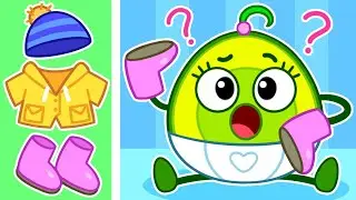 This Is The Way We Get Dressed ☔🧦 Rain, Rain Go Away + More Cartoon For Kids by Pit & Penny! 🥑