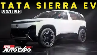 Tata Sierra EV unveiled at the 2023 Auto Expo | evo India