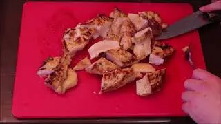 Куриное филе в фасолевом соусе