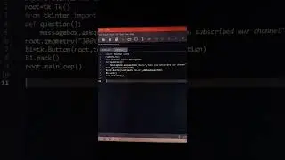 Making dialog box in python. 