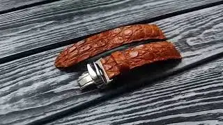 Ремешок для часов из кожи крокодила
