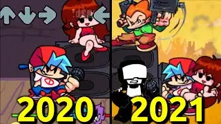 Evolution of Friday Night Funkin Game 2020-2021