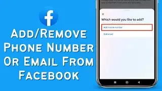 How To Delete/Add Contact Information on Facebook