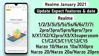Realme January 2021 update | Realme Jan update expect features | Realme Jan update date | Anu tech 🤩