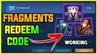 NEW FRAGMENTS REDEEM CODE WORKING | MOBILE LEGENDS 2020