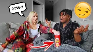 PRINGLES PRANK ON GIRLFRIEND!