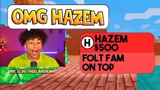 Hazem Donates to FOLTYN.. 😮
