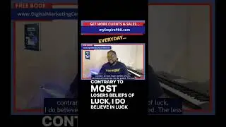 How to get lucky… everyday #Success #valuetainment #patrickbetdavid