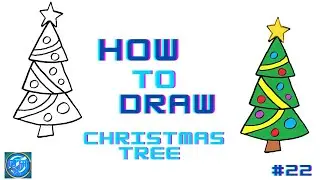 How To Draw Christmas Tree |Christmas special 🎅