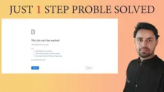 this site can't be reached , fix just do only one step.