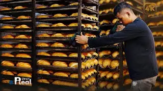 How Banh Mi Is Made and Sold in Vietnam — Inside a Family-Run Bakery (Made From Scratch) | 4K