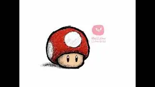 Shroom artwork timelapse