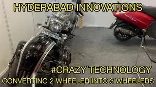Convert you 2 Wheelers Into 3 Wheelers | Crazy Technology 🔥 #royalenfield #avenger #trending #cars